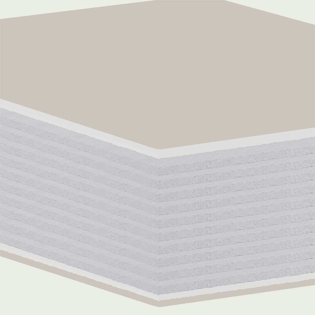 Montreal Futon Mattress - Stone Cover Inside View